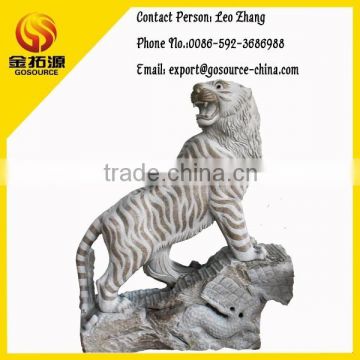 tiger animal stone carving
