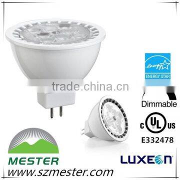 ul cul 7w 12v gu5.3 mr16 led bulb dimmable