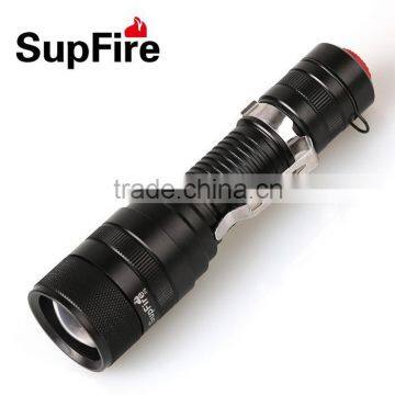 Portable Blink Lamp Aluminium Flashlight Zoomable Led Flashlight,10W Led Flashlight Torch