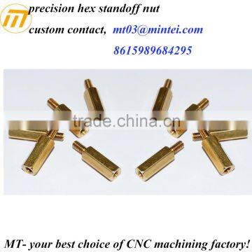 CNC turning stainless steel threade male/ female stainless steel hex standoff