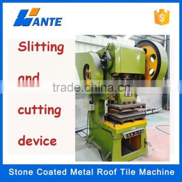 High quality aluminum zinc plate colorful stone coated metal roof tile machine, buying building materials china
