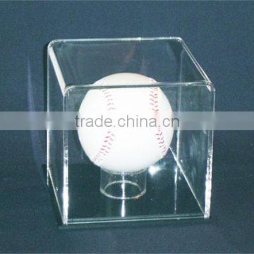 High quality cheap custom Acrylic baseball display box , cheap acrylic boxes