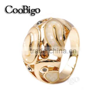 Fashion Jewelry Zinc Alloy Ring Elegant Women Party Show Gift Dresses Apparel Promotion Accessories
