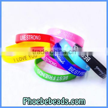 Wholesale High Quality Silicon Wristbands Custom Size SW-A001