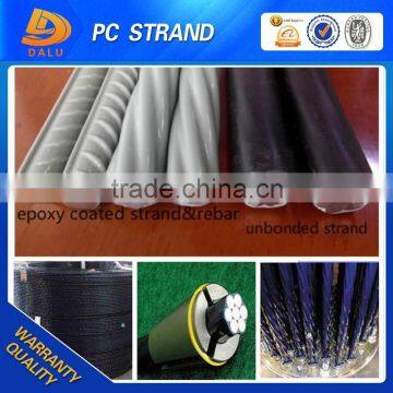 7 Wires ASTM A882 Epoxy Coated PC Strand
