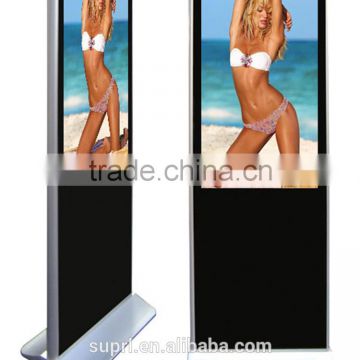 Floor standing LCD advertising display 32 inch touch screen kiosk