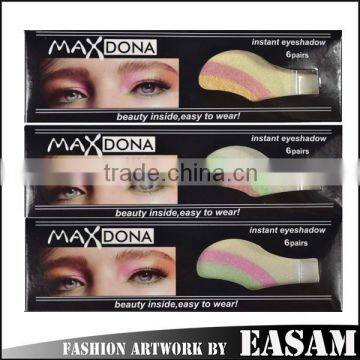 72 Colors wholesale eye makeup sticker/eye make up sticker