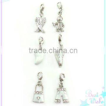 Many Shape Charms With Lobster Clasp Charms Jewelry Customized