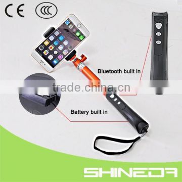 Shineda FBA service mobile phone aluminum alloy selfie sitck with bluetooth, for iphone 6 6s bluetooth selfie stick                        
                                                Quality Choice