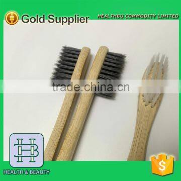 Customsided bamboo toothbrush Bristle Type cheap disposable toothbrush