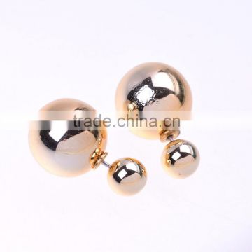 Manufacture New Design 7.9*13.9*22.3mm Gold Round Jewelry Earrings