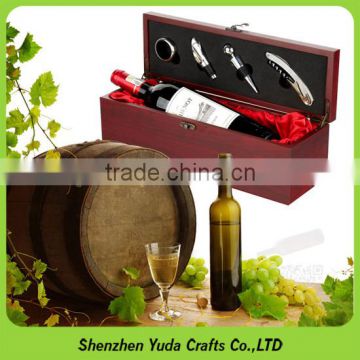 Best wooden gift container customize special mdf wine packaging box