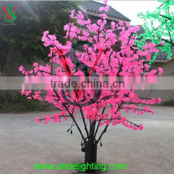 Latest 1.6 m 3D artificial japanese cherry blossom flower tree led light