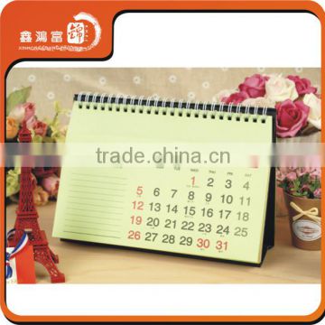 wholesale custom newly 2015 monthly desktop calendar