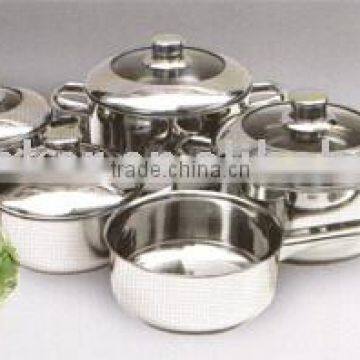 9pcs stainless steel cookware set