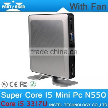 8G RAM 256G SSD Partaker N550 Super Core I5 PC Desktops Computer PC Station With Intel Core I5 3317U Processor CPU Scrap