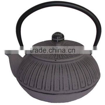 0.65L chinese cast iron water jug with removable tea filter