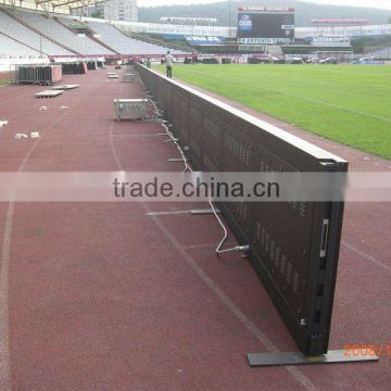 Special design high brightness outdoor football perimeter led screen display