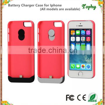 Power case for iphone5, rechargeable battery case for iphone5s, detachable charger case for iphone5