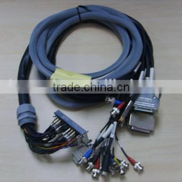 cable harness with housing terminals sleeve HDMI audio connectors