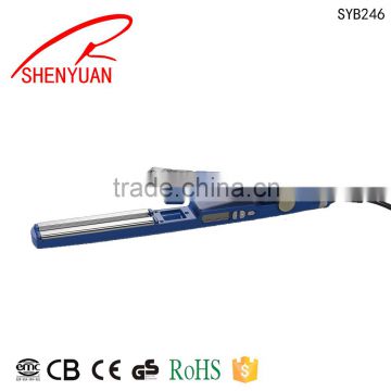 Professional Ceramic/Titanium Material power cord hair straightener UL flat iron for travelling