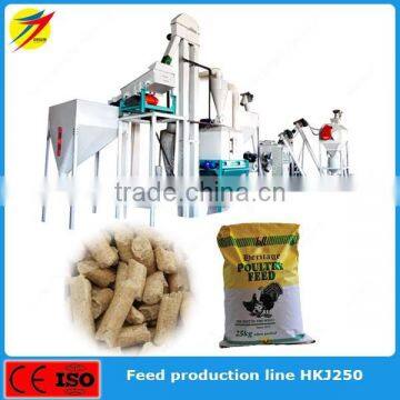 High quality 1.5ton per hour complete poultry feed producing plant for sale