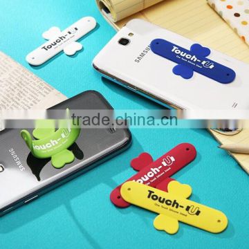 Colorful Touch U Silicone Holder with Magic 3M Adhesive Sticker