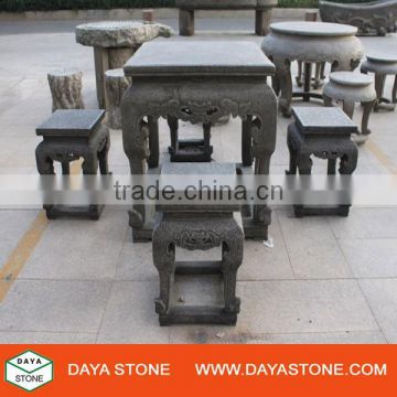 Chinese Antique granite table and chair