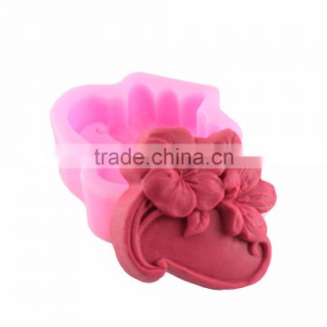 Silicone baking tool cake decorating tool - flower shaped soap mould