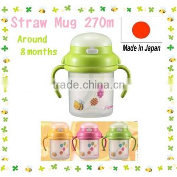 Japan Baby Straw Mug Green From around 8 months 270ml Wholesale