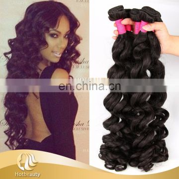 Unprocessed virgin Brazilian hair hot sale big curl