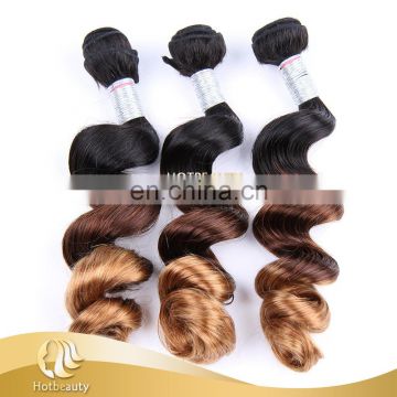 3 tone natural weave Peruvian human hair 10-28 inch in stock