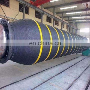 Flexible floating dredge pipe rubber hoses and floating body for mining