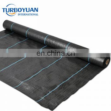 Agricultural plastic weed barrier mat uv resistant PP black ground cover