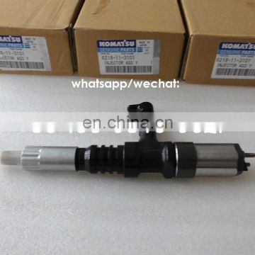 GENUINE AND BRAND NEW COMMON RAIL FUEL INJECTOR 095000-0560, 095000-0562, 6218-11-3100, 6218-11-3101, 6218-11-3102
