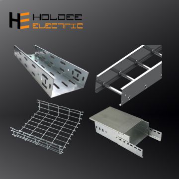 Cnc Overhead hanging punching Cable Tray with hangers Weight