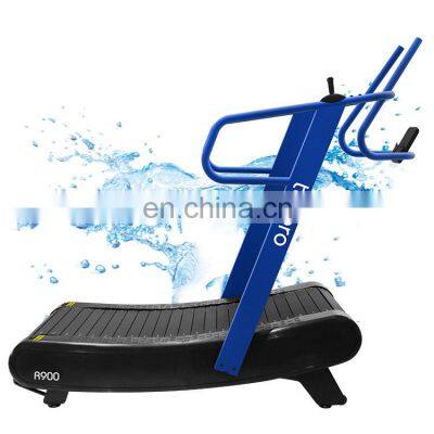 fitness equipment for gym use  with resistance bar Curved treadmill & air runner running machine burn more calories treadmills