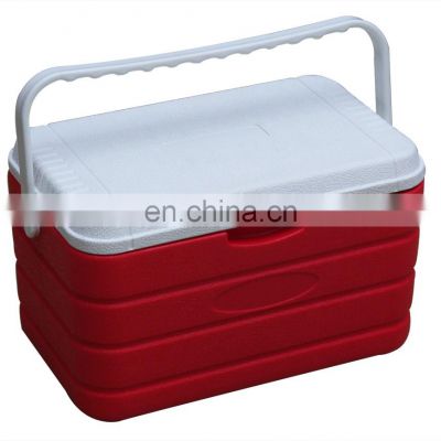 Portable Hard Plastic 10L Ice Box Picnic Cans Food Transport Ice Cooler Box For Outdoor Camping
