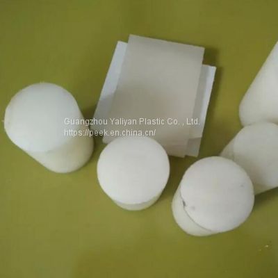 Customized Size High Hardness White Color PVDF Plastic Rod
