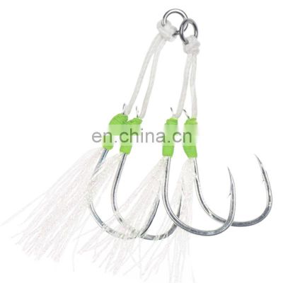 jigging hook high carbon fishing hooks jigging metal jig with hook