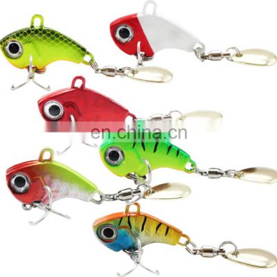 in stock Lead Fish with High Speed Rotation Spoon Jig Fishing Lure Spinner Lure