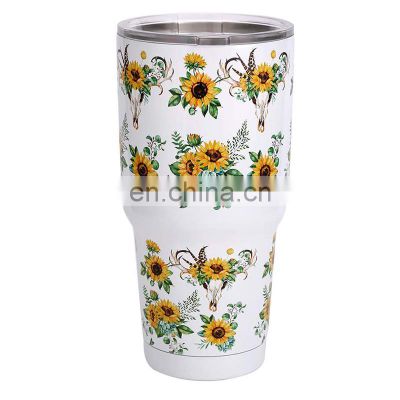 30oz stainless steel tumbler double walled wholesale steel insulated wine tumbler