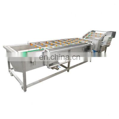 commercial vegetable and fruit ozone washer with double cylinders/fruit vegetable processing machine