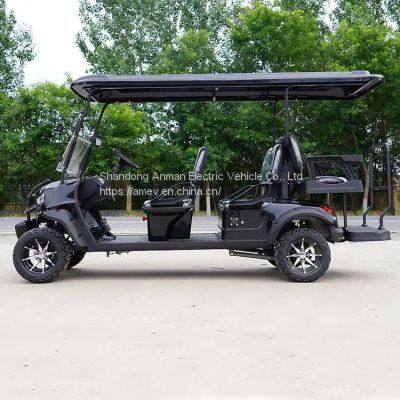 6-seat off-road electric golf cart suburban woodland leisure shuttle