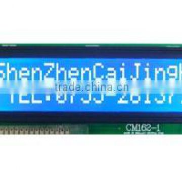sunlight readable 1602 character LCM support 3spi or I2C serial interfaces with LED backlit