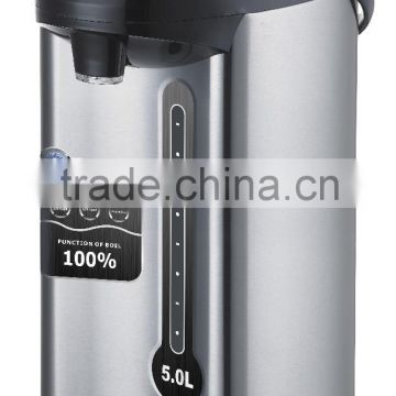 new NK-A603 Electric Thermo pot thermopot electric airpot temperature control function,black+S/S body,3.5L/4.0L/4.5L/5.0L Kettle
