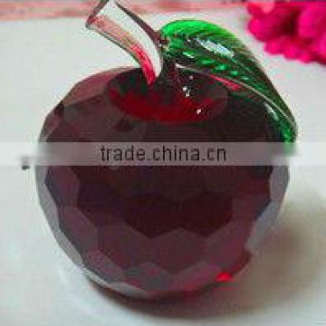 Beautiful red crystal apple