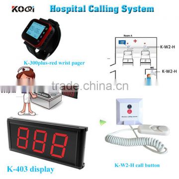 Newest Digital Nurse Call System Desktop Screen With Watch Receiver Room Bell for Patient Use