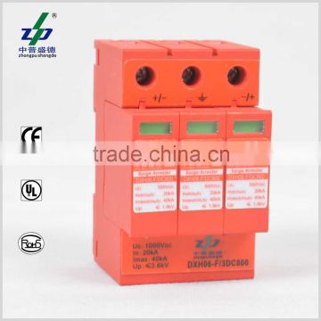 Uc 1000V Photovoltaic Solar Energy Low Voltage Surge Protector