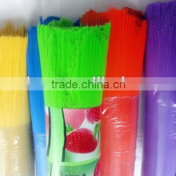 HIGH QUALITY PET bristle with SHINE COLORS